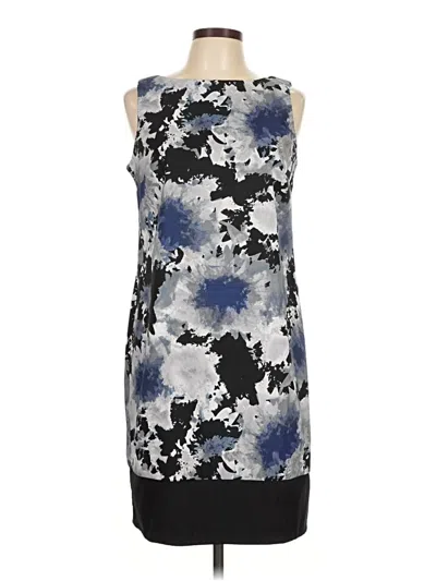 Pre-owned Ab Studio Cocktail Dress In Gray