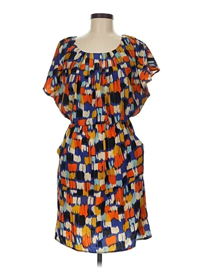 Pre-owned Ab Studio Cocktail Dress In Orange