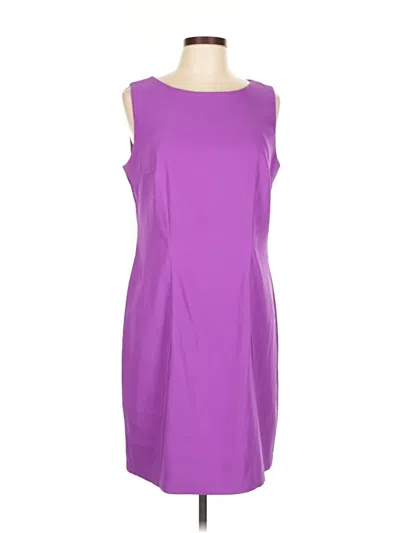 Pre-owned Ab Studio Cocktail Dress In Purple