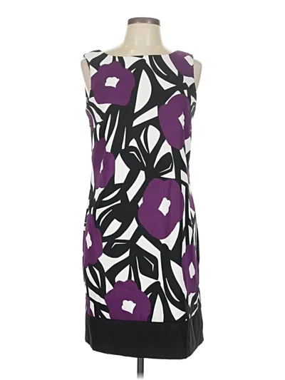 Pre-owned Ab Studio Cocktail Dress In Purple