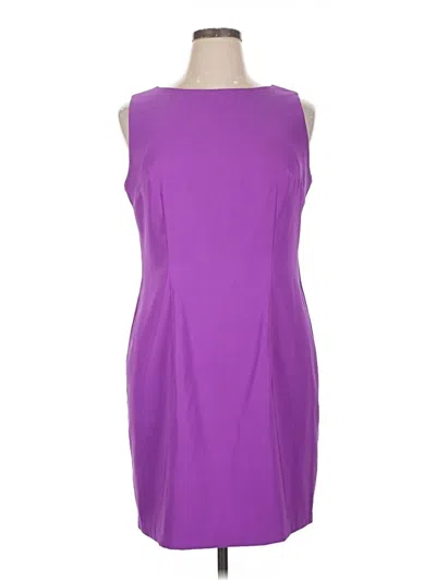 Pre-owned Ab Studio Cocktail Dress In Purple