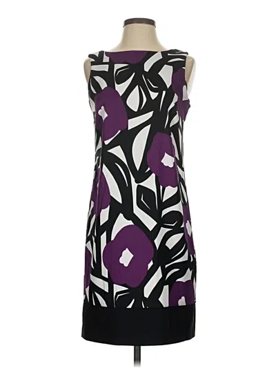 Pre-owned Ab Studio Cocktail Dress In Purple