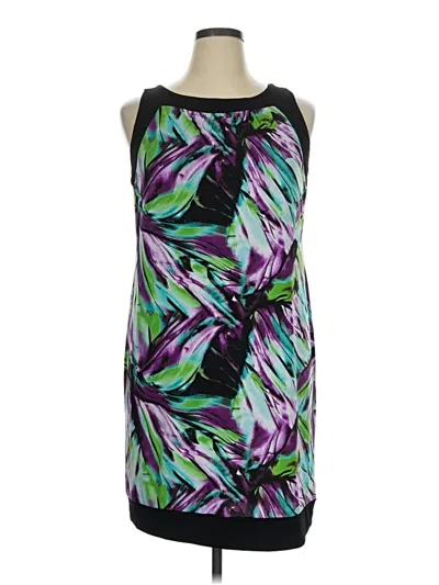 Pre-owned Ab Studio Cocktail Dress In Purple