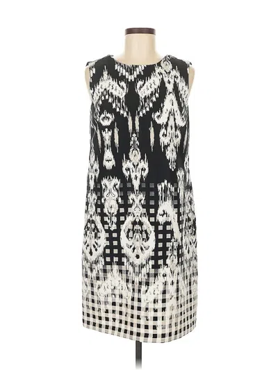 Pre-owned Ab Studio Cocktail Dress In White