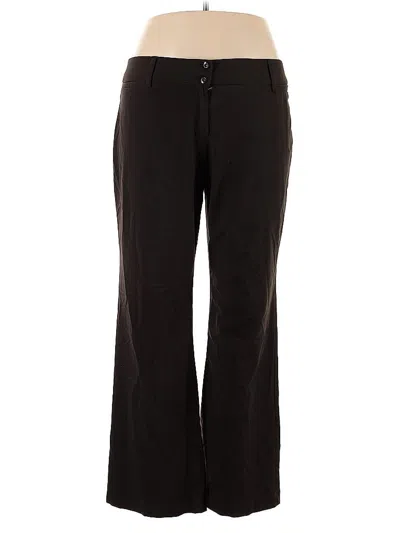 Pre-owned Ab Studio Dress Pants In Black