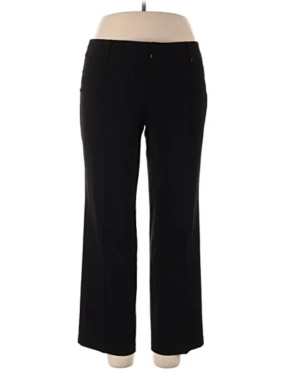 Pre-owned Ab Studio Dress Pants In Black