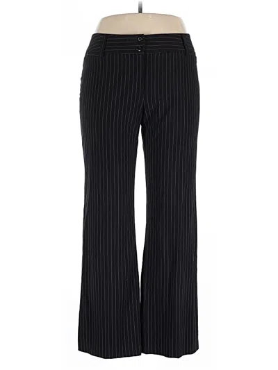 Pre-owned Ab Studio Dress Pants In Black