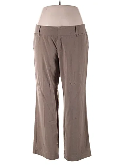 Pre-owned Ab Studio Dress Pants In Brown