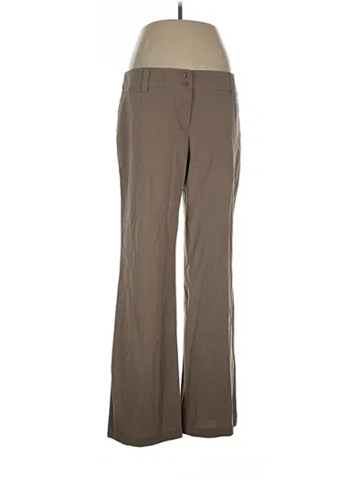 Pre-owned Ab Studio Dress Pants In Brown
