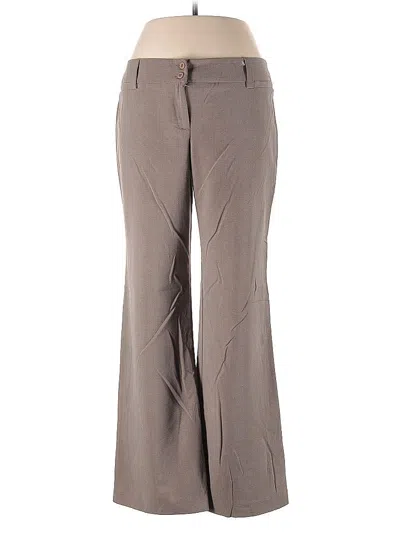 Pre-owned Ab Studio Dress Pants In Gray