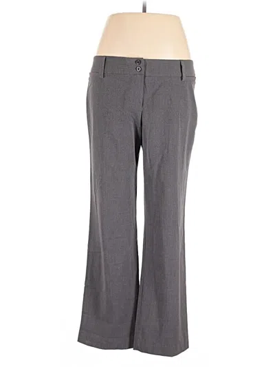Pre-owned Ab Studio Dress Pants In Gray