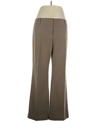Pre-owned Ab Studio Dress Pants In Tan
