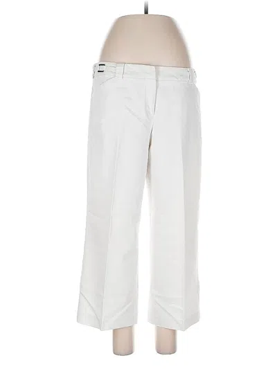 Pre-owned Ab Studio Dress Pants In White
