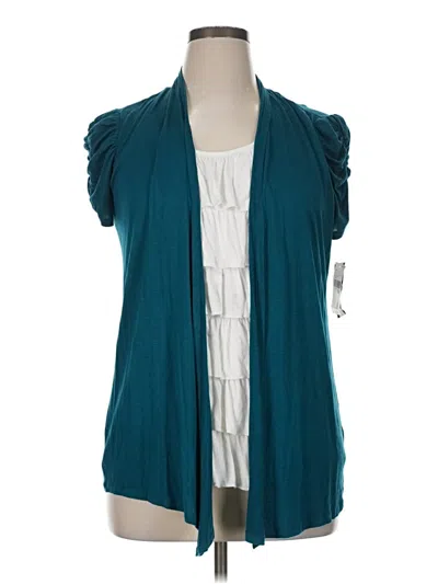 Pre-owned Ab Studio Kimono In Blue