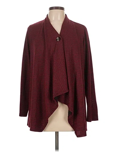 Pre-owned Ab Studio Kimono In Burgundy