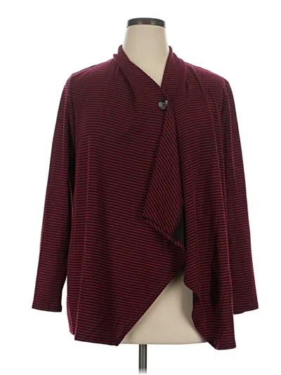 Pre-owned Ab Studio Kimono In Burgundy