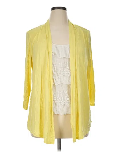 Pre-owned Ab Studio Kimono In Yellow