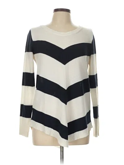 Pre-owned Ab Studio Long Sleeve T-shirt In Ivory