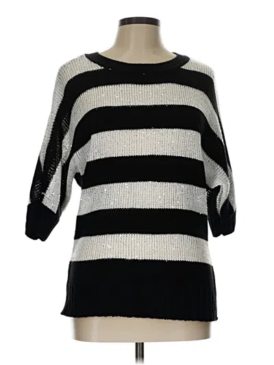 Pre-owned Ab Studio Pullover Sweater In Black