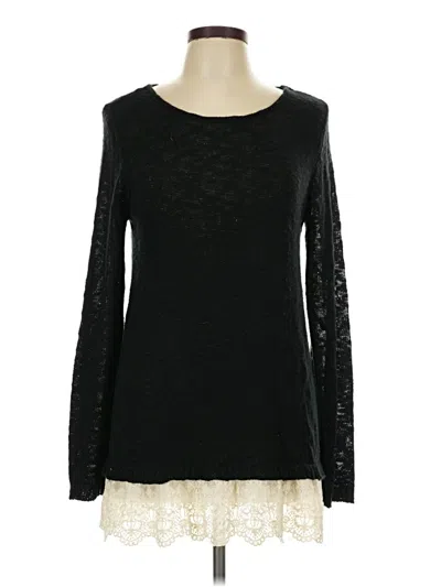 Pre-owned Ab Studio Pullover Sweater In Black