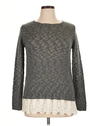 Pre-owned Ab Studio Pullover Sweater In Gray