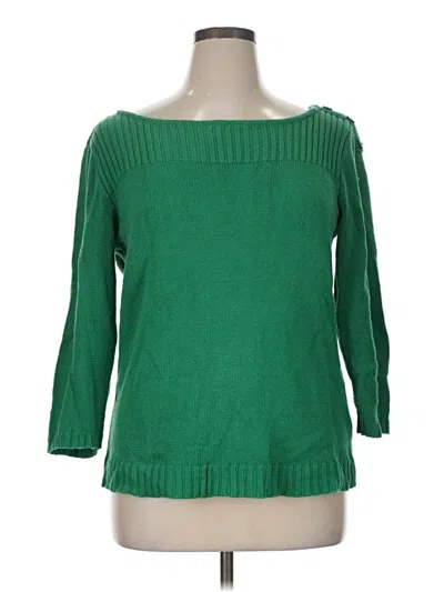 Pre-owned Ab Studio Pullover Sweater In Green