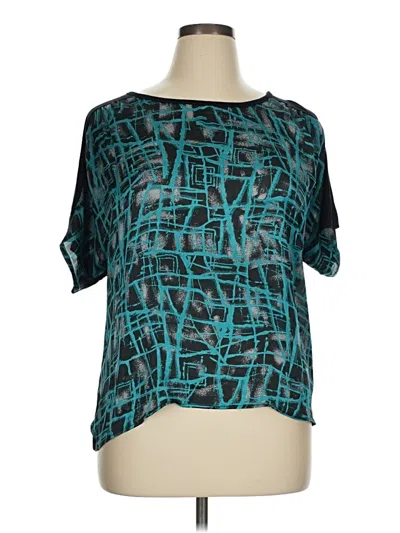 Pre-owned Ab Studio Short Sleeve T-shirt In Blue