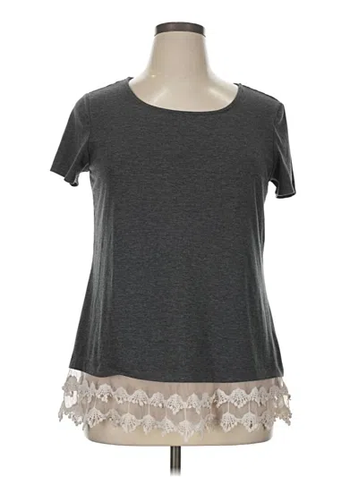 Pre-owned Ab Studio Short Sleeve T-shirt In Gray