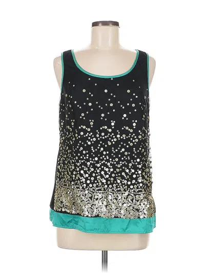 Pre-owned Ab Studio Sleeveless Blouse In Blue