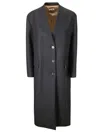 A.b. Wool Coat In Black