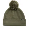 Abacus Row Unisex Edison Knitted Hat In Forest In Green