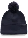 Abacus Row Unisex Edison Knitted Hat In Navy In Blue