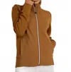 Abacus Sportswear Us Anne Midlayer Jacket In Cognac In Brown