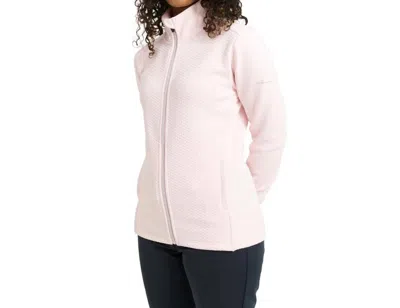 ABACUS SPORTSWEAR US ANNE MIDLAYER JACKET IN DUSTY PINK