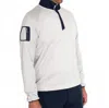 Abacus Sportswear Us Arden Midlayer Half Zip Pullover In Clam In Neutral