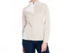 Abacus Sportswear Us Ardfin Softshell Mock Neck Jacket In Clam In Neutral