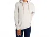 Abacus Sportswear Us Banff Fleece Hoodie In Clam In White