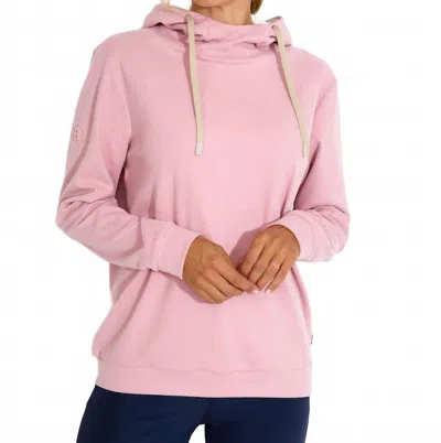 Abacus Sportswear Us Banff Fleece Hoodie In Dusty Pink In Brown