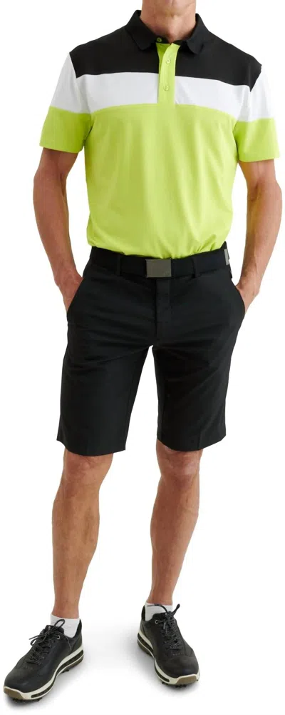 Abacus Sportswear Us Berrow Men's Golf Polos In Lemonade In Multi