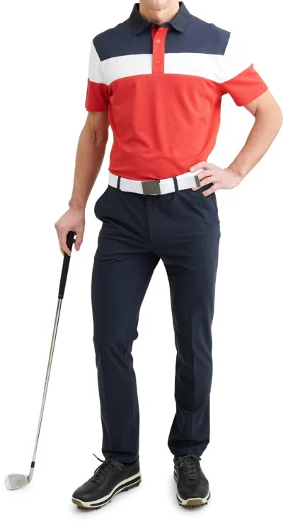 Abacus Sportswear Us Berrow Men's Golf Polos In Red