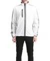 Abacus Sportswear Us Bounce Rain Jacket In White Light Grey In Multi