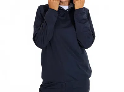 Abacus Sportswear Us Bounce Waterproof Golf Hoodie In Navy In Blue
