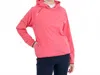 Abacus Sportswear Us Bounce Waterproof Hoodie In Lipstick In Pink