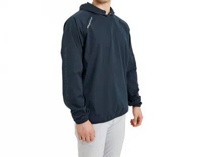 Abacus Sportswear Us Bounce Waterproof Hoodie In Navy In Blue