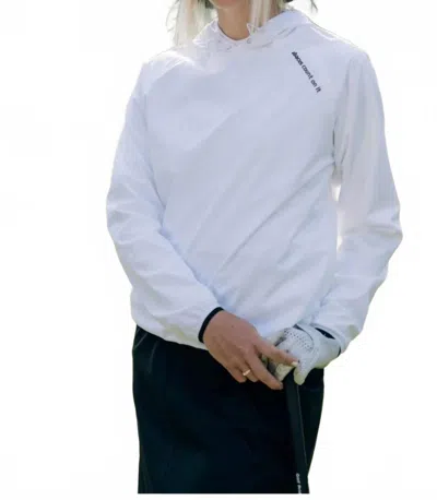 Abacus Sportswear Us Bounce Waterproof Hoodie In White