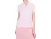 Abacus Sportswear Us Bovey Drycool Short Sleeve Polo In Light Pink In Pink