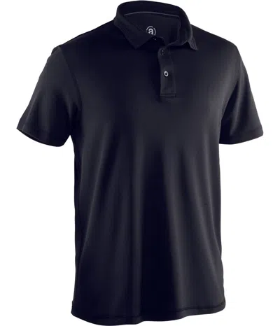 Abacus Sportswear Us Clark Men's Golf Polos In Black