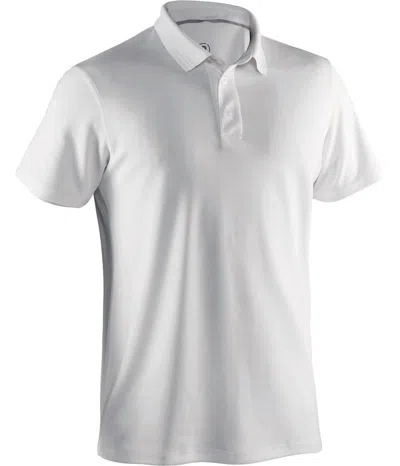 Abacus Sportswear Us Clark Men's Golf Polos In White
