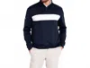 Abacus Sportswear Us Club Midlayer Half-zip Pullover In Navy In Blue