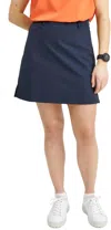 Abacus Sportswear Us Elite 4-ways Stretch High Waist Golf Skort In Navy In Blue